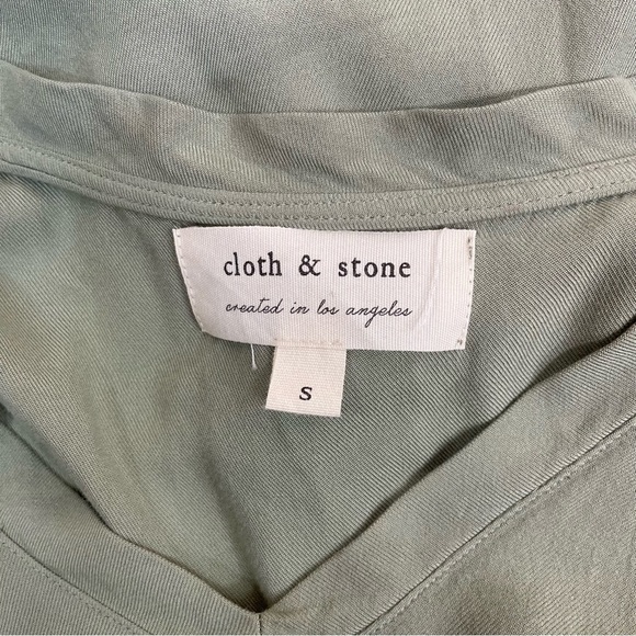 Cloth & Stone Olive Green T-Shirt Dress - Picture 5 of 7